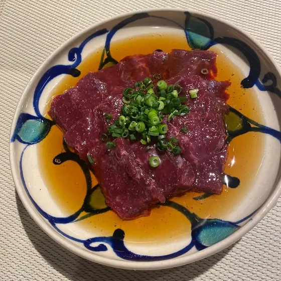 鯨のハツ刺し