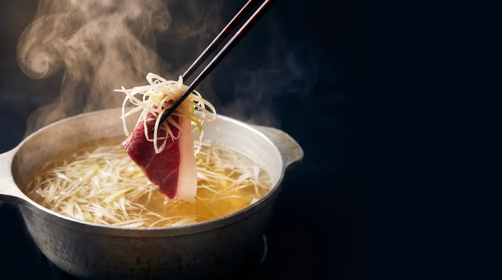 博多 ほてい屋の鯨の葱しゃぶ