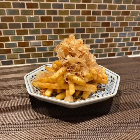 かつお節ポテトフライ