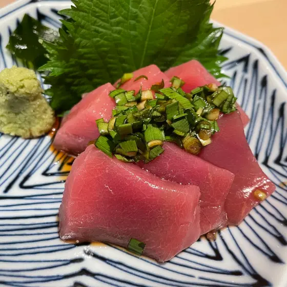 まぐろニラ醤油