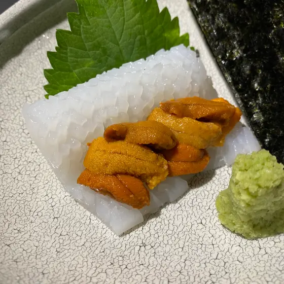 ウニ・イカ・海苔